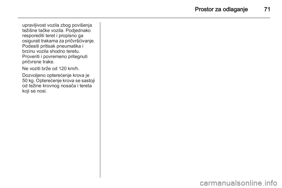 OPEL ADAM 2013.5  Uputstvo za upotrebu (in Serbian)  OPEL ADAM 2013.5  Uputstvo za upotrebu (in Serbian)