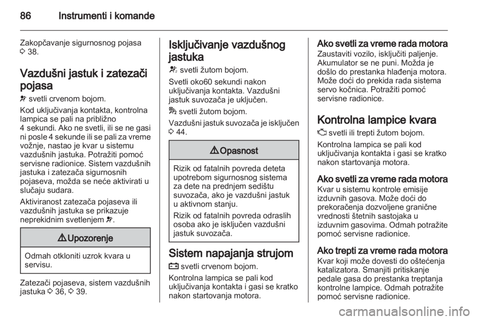 OPEL ADAM 2013.5 Uputstvo za upotrebu (in Serbian) OPEL ADAM 2013.5 Uputstvo za upotrebu (in Serbian)
