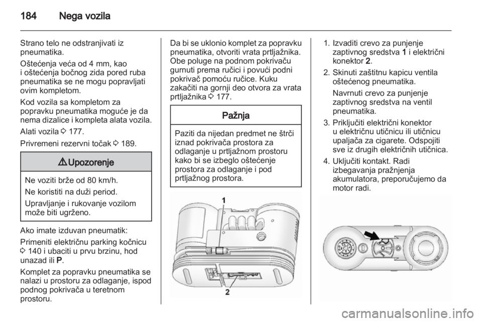 OPEL ANTARA 2011  Uputstvo za upotrebu (in Serbian) 