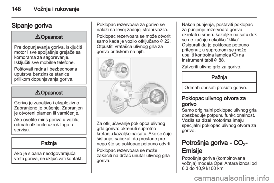 OPEL ANTARA 2012.5 Uputstvo za upotrebu (in Serbian) OPEL ANTARA 2012.5 Uputstvo za upotrebu (in Serbian)