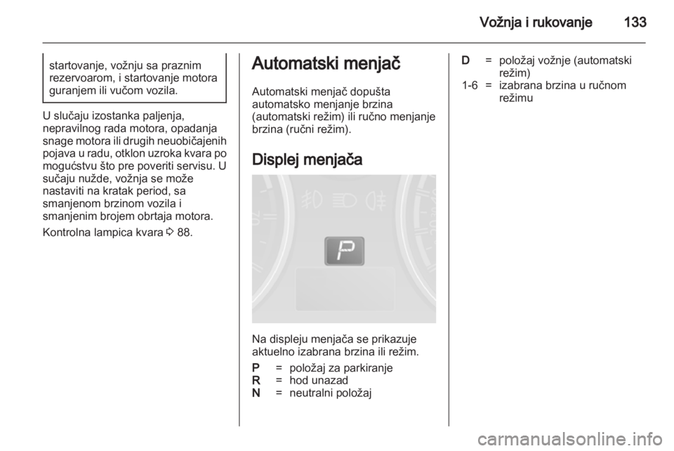 OPEL ANTARA 2013.5 Uputstvo za upotrebu (in Serbian) OPEL ANTARA 2013.5 Uputstvo za upotrebu (in Serbian)