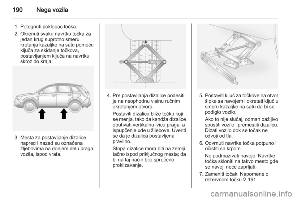 OPEL ANTARA 2013.5 Uputstvo za upotrebu (in Serbian) OPEL ANTARA 2013.5 Uputstvo za upotrebu (in Serbian)