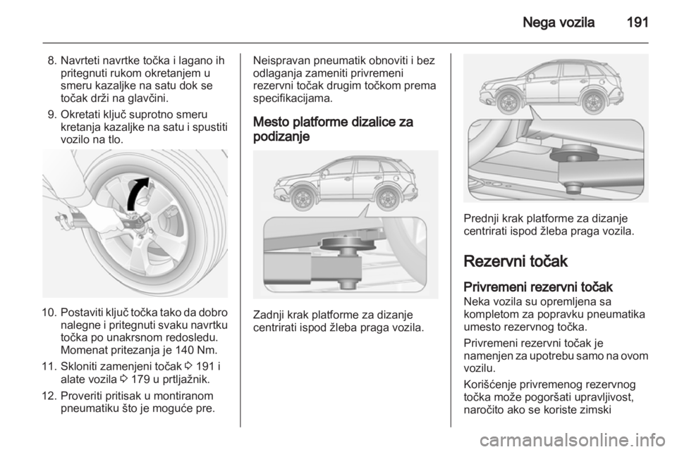OPEL ANTARA 2013.5 Uputstvo za upotrebu (in Serbian) OPEL ANTARA 2013.5 Uputstvo za upotrebu (in Serbian)