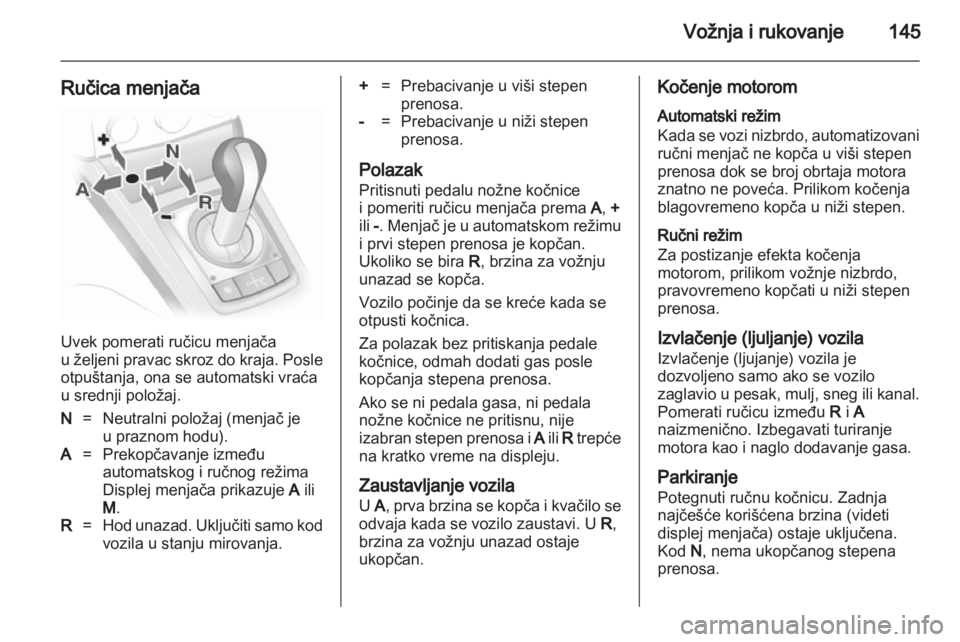 OPEL ASTRA H 2010.5  Uputstvo za upotrebu (in Serbian) 