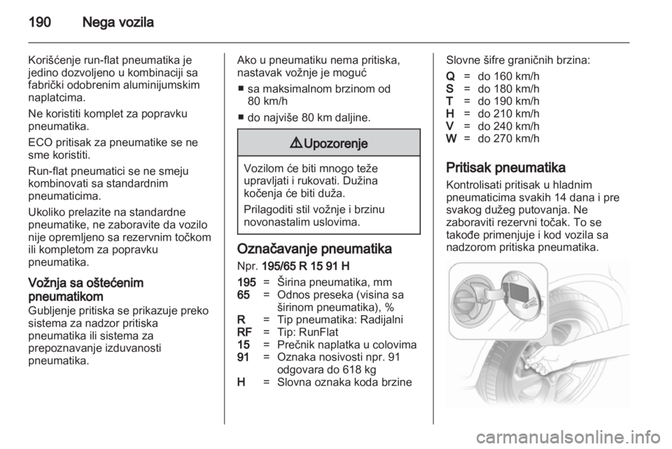 OPEL ASTRA H 2010.5  Uputstvo za upotrebu (in Serbian) 