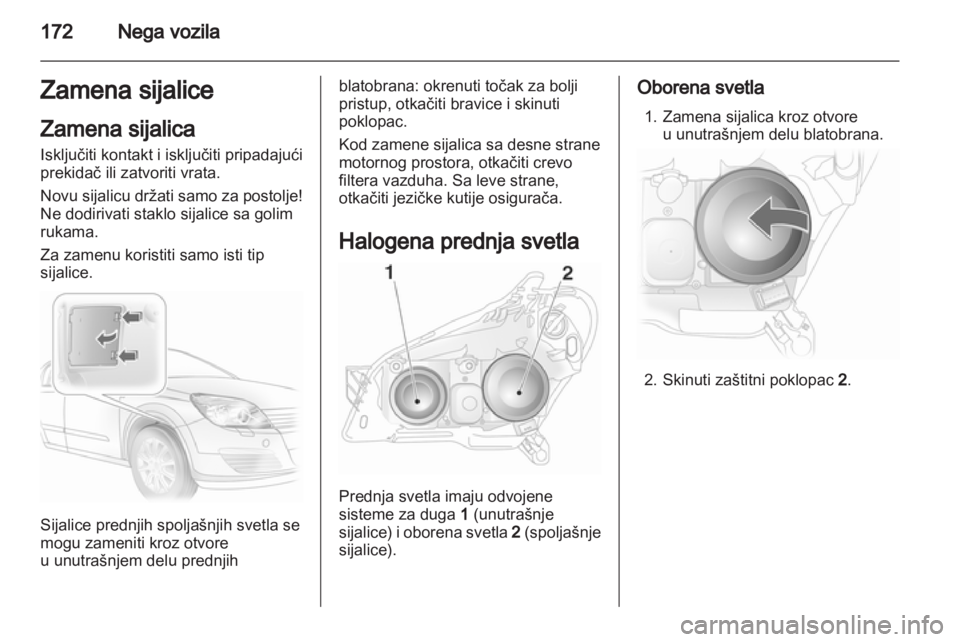 OPEL ASTRA H 2011  Uputstvo za upotrebu (in Serbian) 