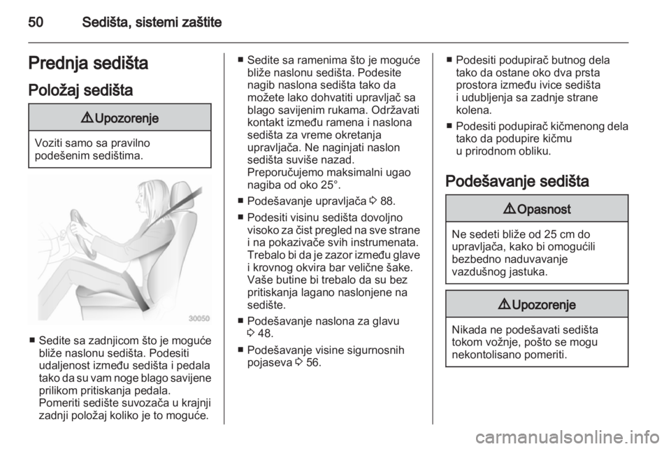 OPEL ASTRA H 2011  Uputstvo za upotrebu (in Serbian) 