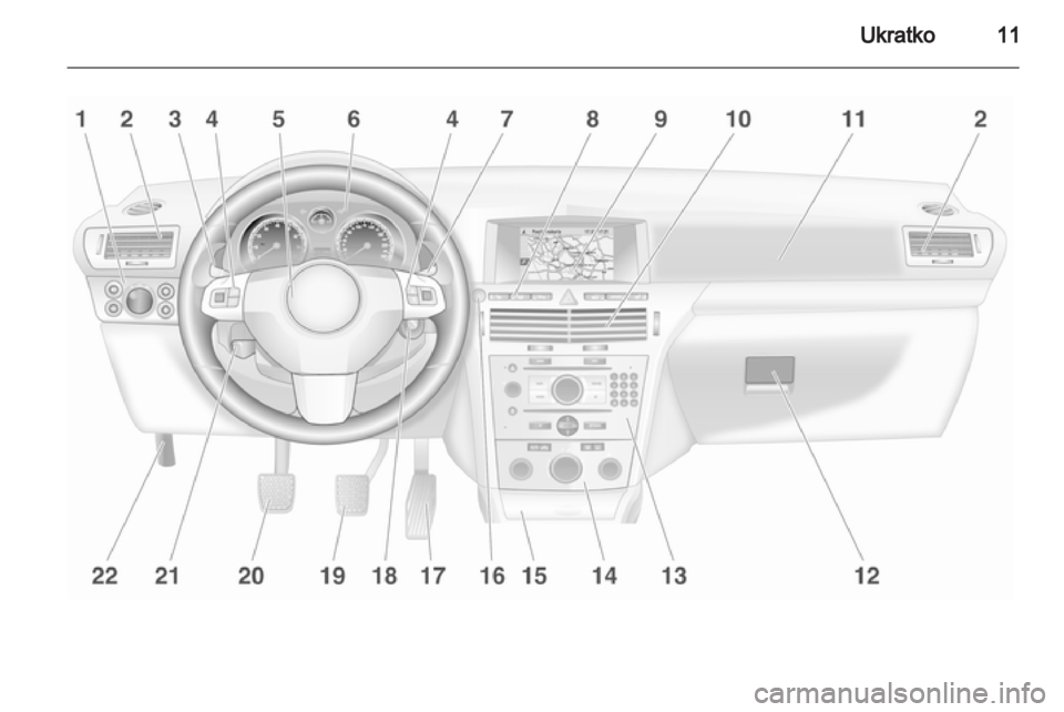 OPEL ASTRA H 2011.5  Uputstvo za upotrebu (in Serbian) 