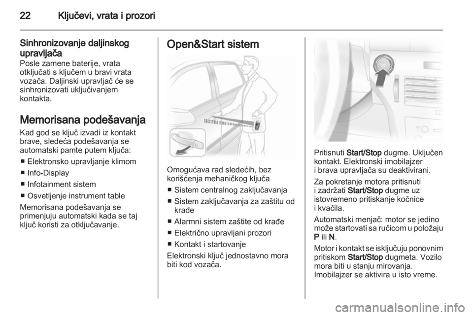 OPEL ASTRA H 2011.5  Uputstvo za upotrebu (in Serbian) 