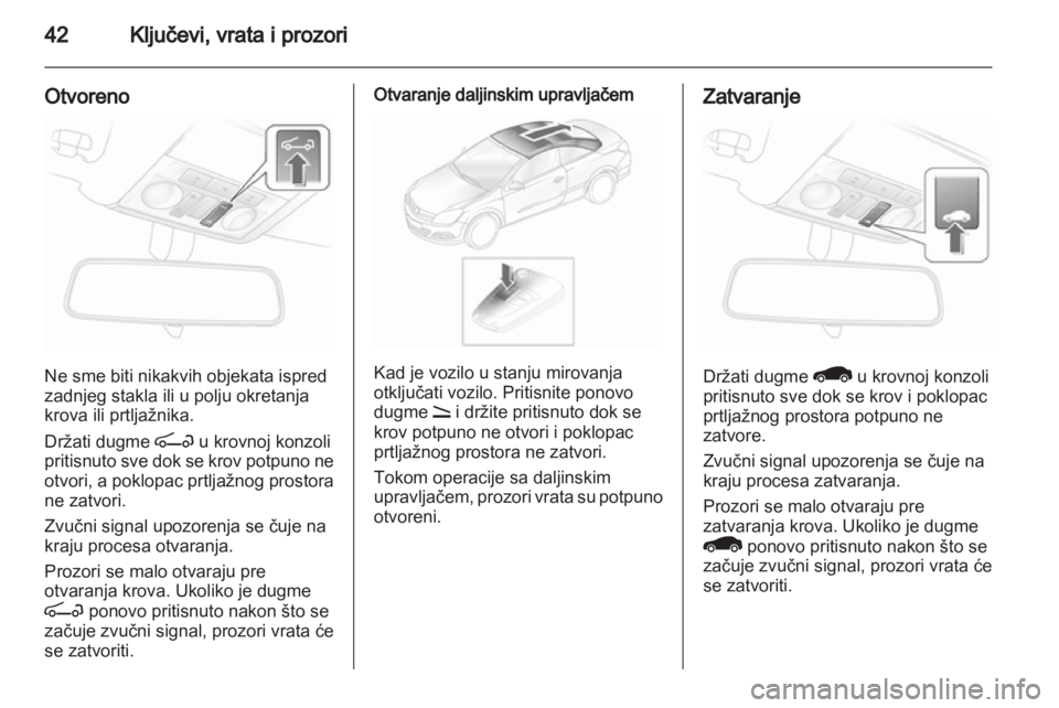 OPEL ASTRA H 2012 Uputstvo za upotrebu (in Serbian) OPEL ASTRA H 2012 Uputstvo za upotrebu (in Serbian)