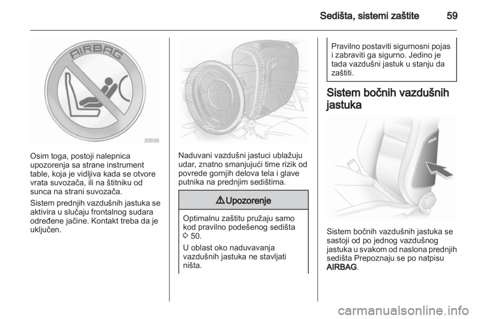 OPEL ASTRA H 2013  Uputstvo za upotrebu (in Serbian) 