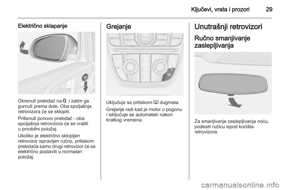 OPEL ASTRA J 2011  Uputstvo za upotrebu (in Serbian) 