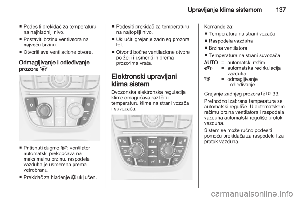 OPEL ASTRA J 2011.5 Uputstvo za upotrebu (in Serbian) OPEL ASTRA J 2011.5 Uputstvo za upotrebu (in Serbian)