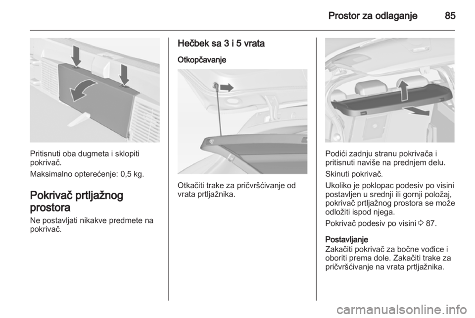 OPEL ASTRA J 2013  Uputstvo za upotrebu (in Serbian) 