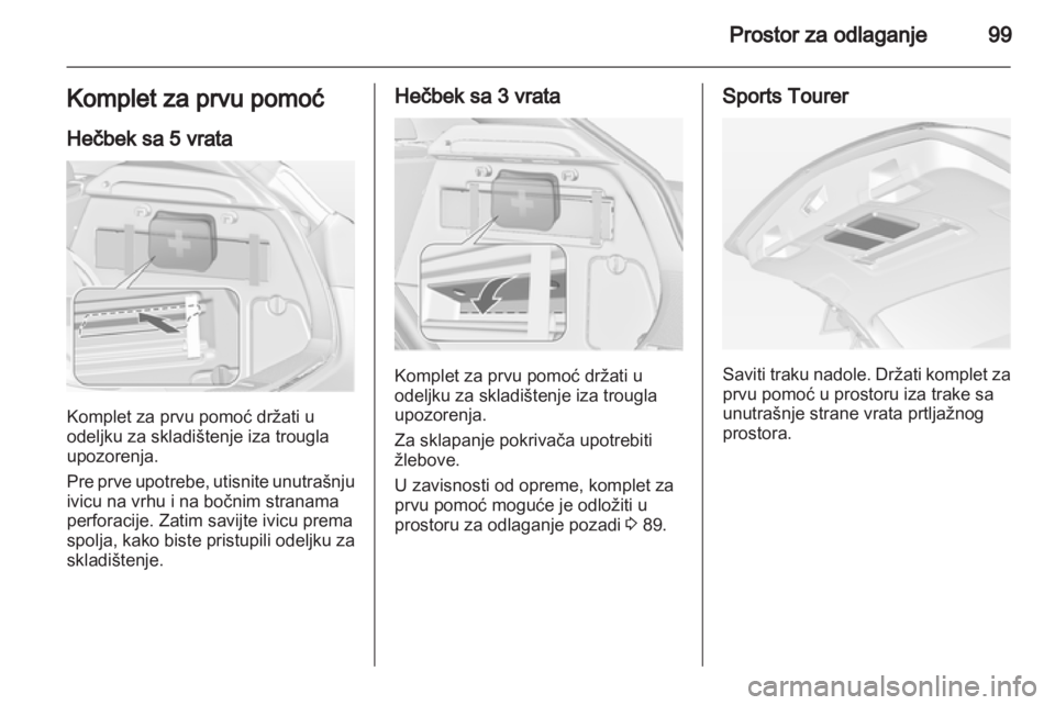 OPEL ASTRA J 2013.5 Uputstvo za upotrebu (in Serbian) OPEL ASTRA J 2013.5 Uputstvo za upotrebu (in Serbian)