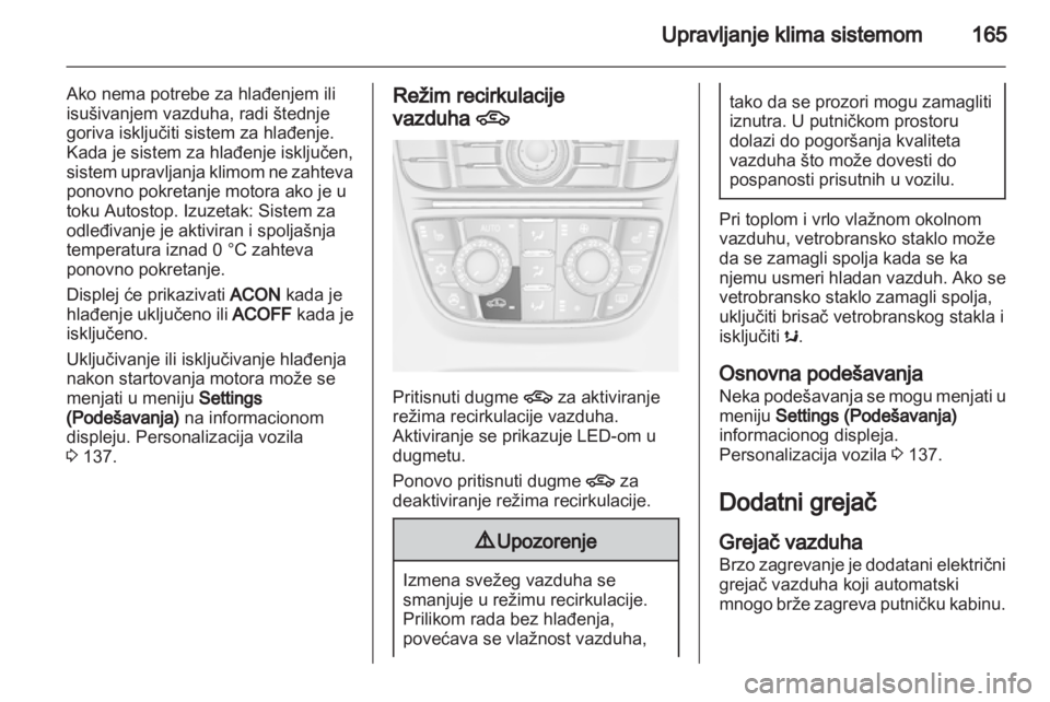 OPEL ASTRA J 2013.5 Uputstvo za upotrebu (in Serbian) OPEL ASTRA J 2013.5 Uputstvo za upotrebu (in Serbian)