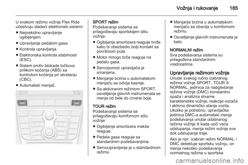 OPEL ASTRA J 2013.5  Uputstvo za upotrebu (in Serbian) 