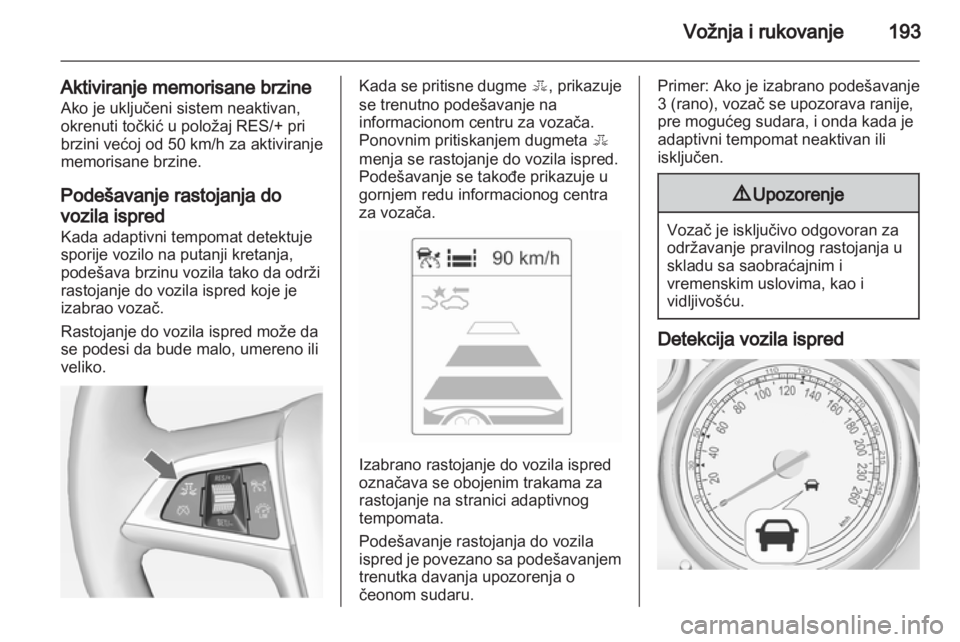 OPEL ASTRA J 2013.5 Uputstvo za upotrebu (in Serbian) OPEL ASTRA J 2013.5 Uputstvo za upotrebu (in Serbian)