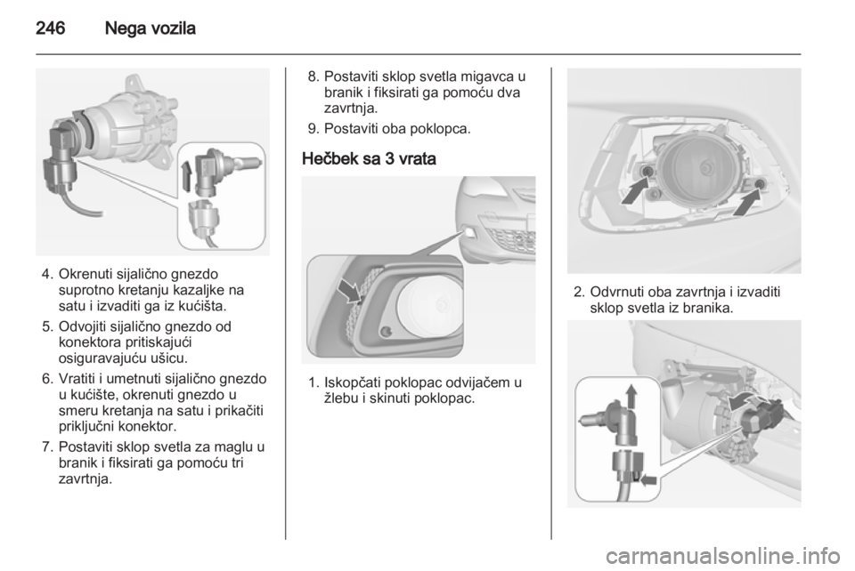 OPEL ASTRA J 2013.5  Uputstvo za upotrebu (in Serbian) 