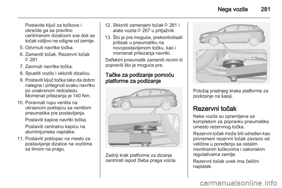 OPEL ASTRA J 2013.5  Uputstvo za upotrebu (in Serbian) 