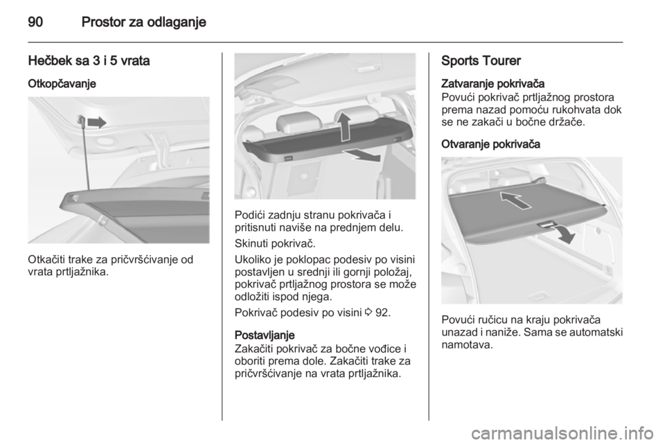 OPEL ASTRA J 2013.5  Uputstvo za upotrebu (in Serbian) 