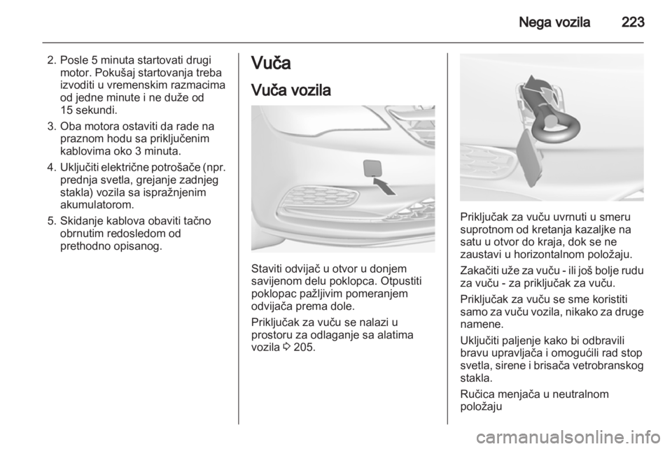 OPEL CASCADA 2013.5  Uputstvo za upotrebu (in Serbian) 