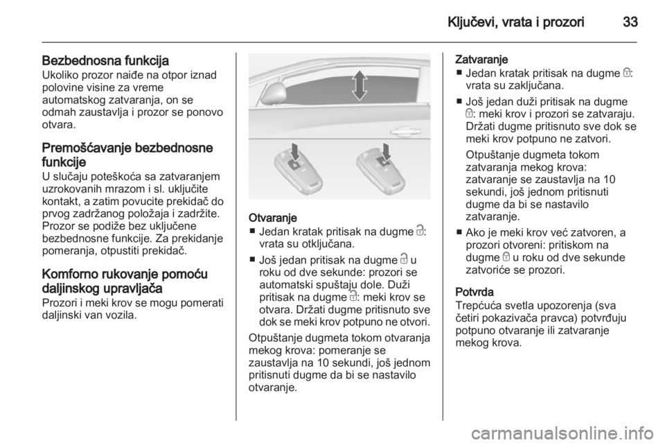 OPEL CASCADA 2013.5  Uputstvo za upotrebu (in Serbian) 