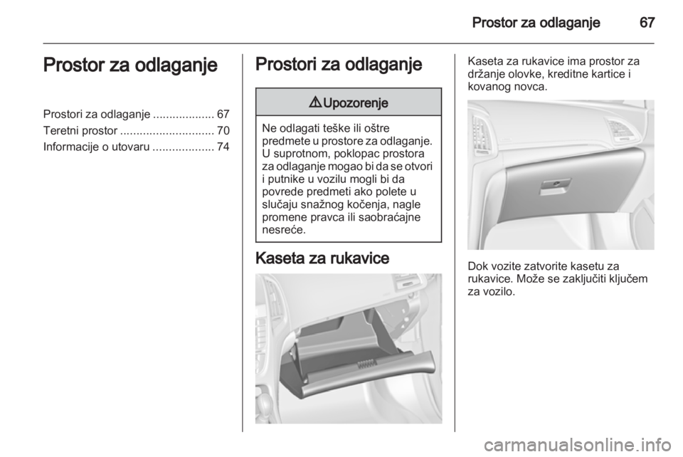 OPEL CASCADA 2013.5  Uputstvo za upotrebu (in Serbian) 