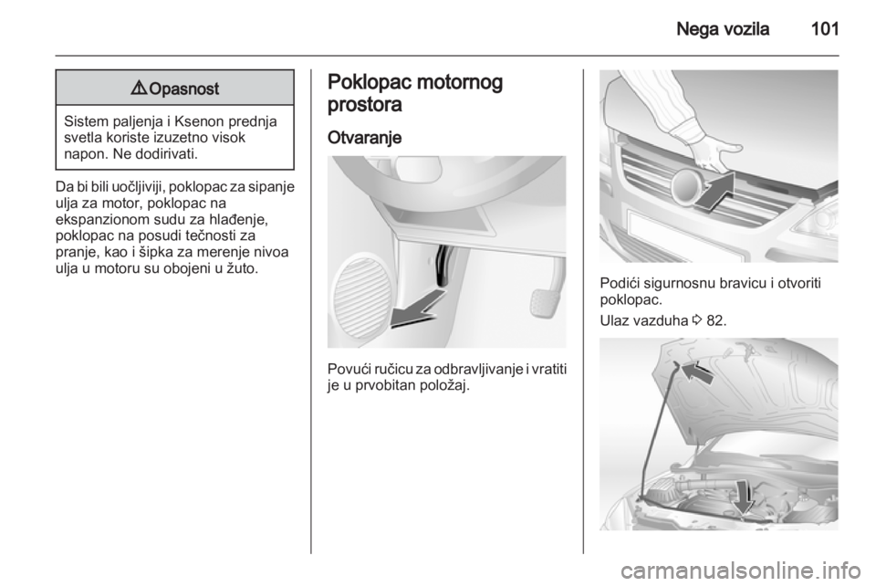 OPEL COMBO 2011.5  Uputstvo za upotrebu (in Serbian) 