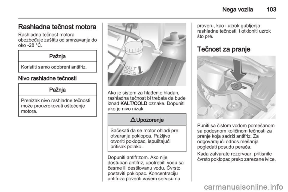 OPEL COMBO 2011.5  Uputstvo za upotrebu (in Serbian) 