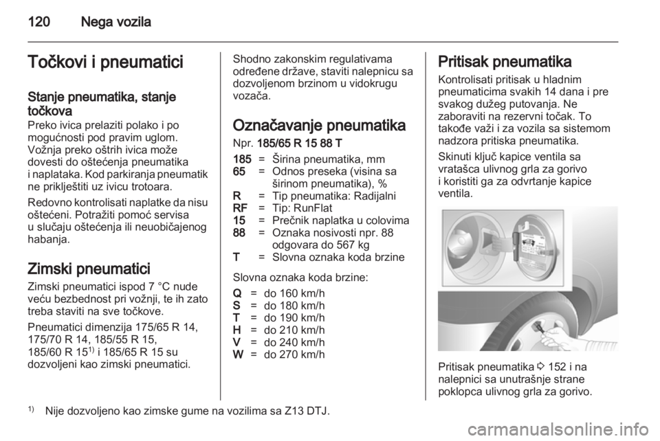 OPEL COMBO 2011.5  Uputstvo za upotrebu (in Serbian) 