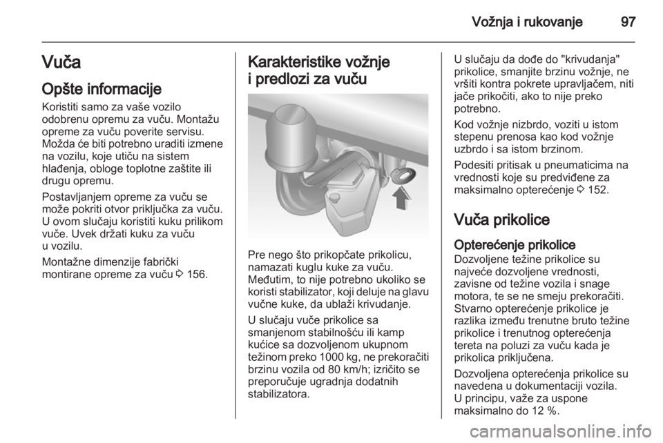 OPEL COMBO 2011.5  Uputstvo za upotrebu (in Serbian) 