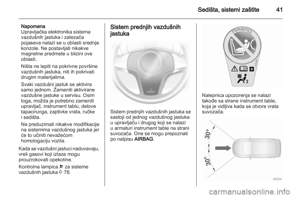 OPEL CORSA 2010.5 Uputstvo za upotrebu (in Serbian) OPEL CORSA 2010.5 Uputstvo za upotrebu (in Serbian)