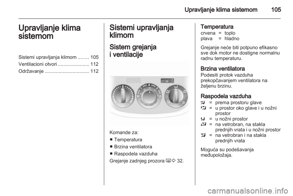 OPEL CORSA 2011.5 Uputstvo za upotrebu (in Serbian) OPEL CORSA 2011.5 Uputstvo za upotrebu (in Serbian)