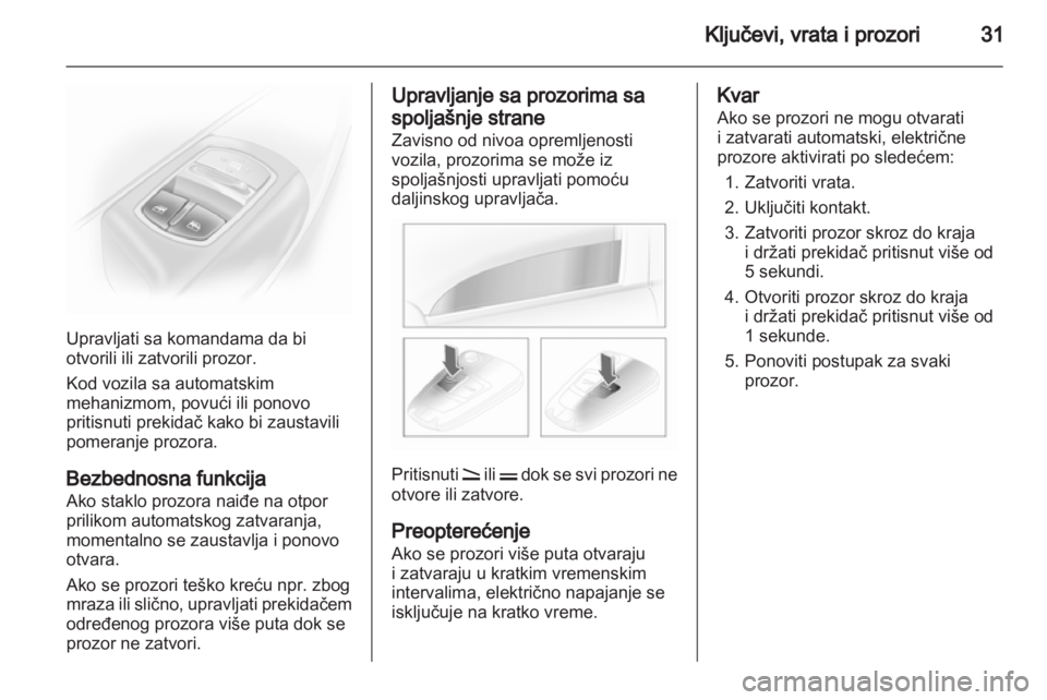 OPEL CORSA 2011.5 Uputstvo za upotrebu (in Serbian) OPEL CORSA 2011.5 Uputstvo za upotrebu (in Serbian)