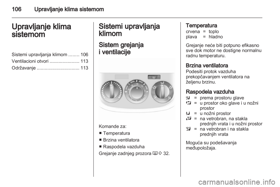 OPEL CORSA 2012.5 Uputstvo za upotrebu (in Serbian) OPEL CORSA 2012.5 Uputstvo za upotrebu (in Serbian)
