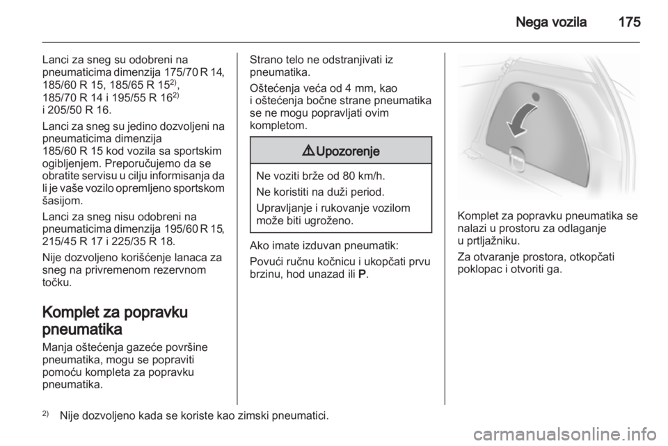 OPEL CORSA 2012.5  Uputstvo za upotrebu (in Serbian) 