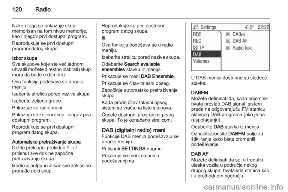 OPEL CORSA 2013 Uputstvo za rukovanje Infotainment sistemom (in Serbian) OPEL CORSA 2013 Uputstvo za rukovanje Infotainment sistemom (in Serbian)