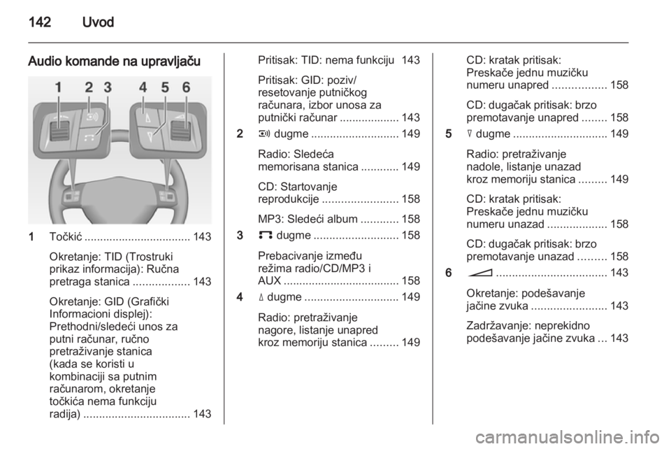 OPEL CORSA 2013.5  Uputstvo za rukovanje Infotainment sistemom (in Serbian) 