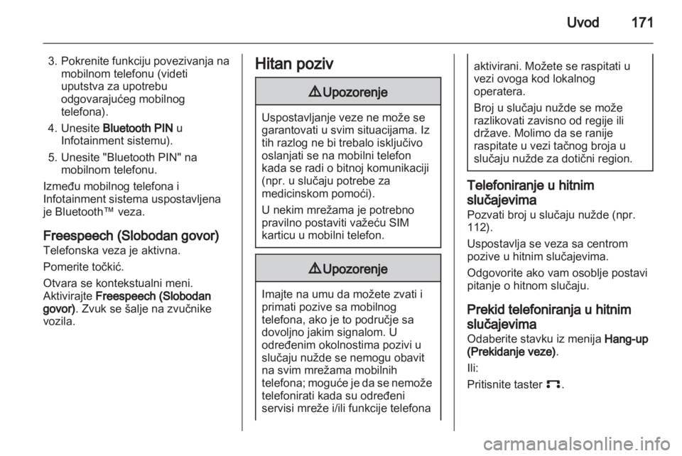 OPEL CORSA 2013.5  Uputstvo za rukovanje Infotainment sistemom (in Serbian) 