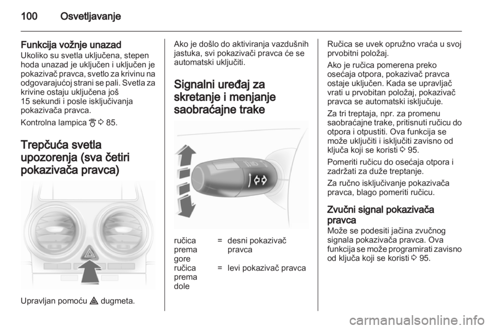 OPEL CORSA 2013.5 Uputstvo za upotrebu (in Serbian) OPEL CORSA 2013.5 Uputstvo za upotrebu (in Serbian)