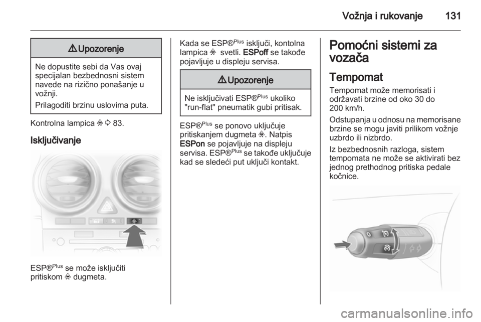 OPEL CORSA 2013.5 Uputstvo za upotrebu (in Serbian) OPEL CORSA 2013.5 Uputstvo za upotrebu (in Serbian)