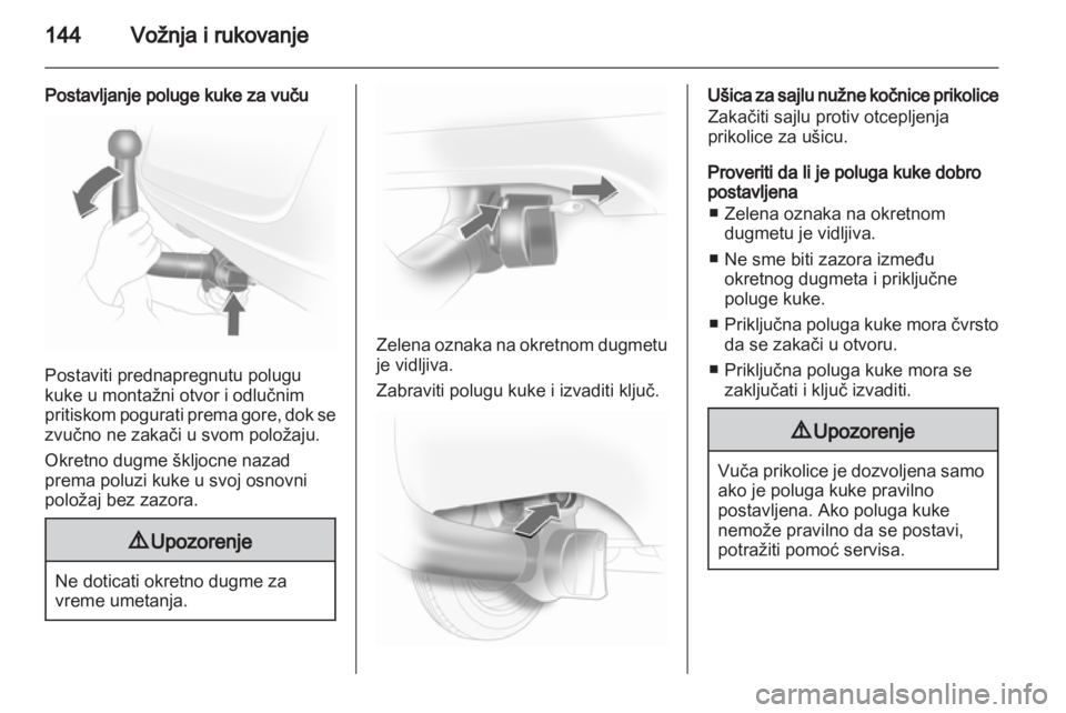 OPEL CORSA 2013.5 Uputstvo za upotrebu (in Serbian) OPEL CORSA 2013.5 Uputstvo za upotrebu (in Serbian)