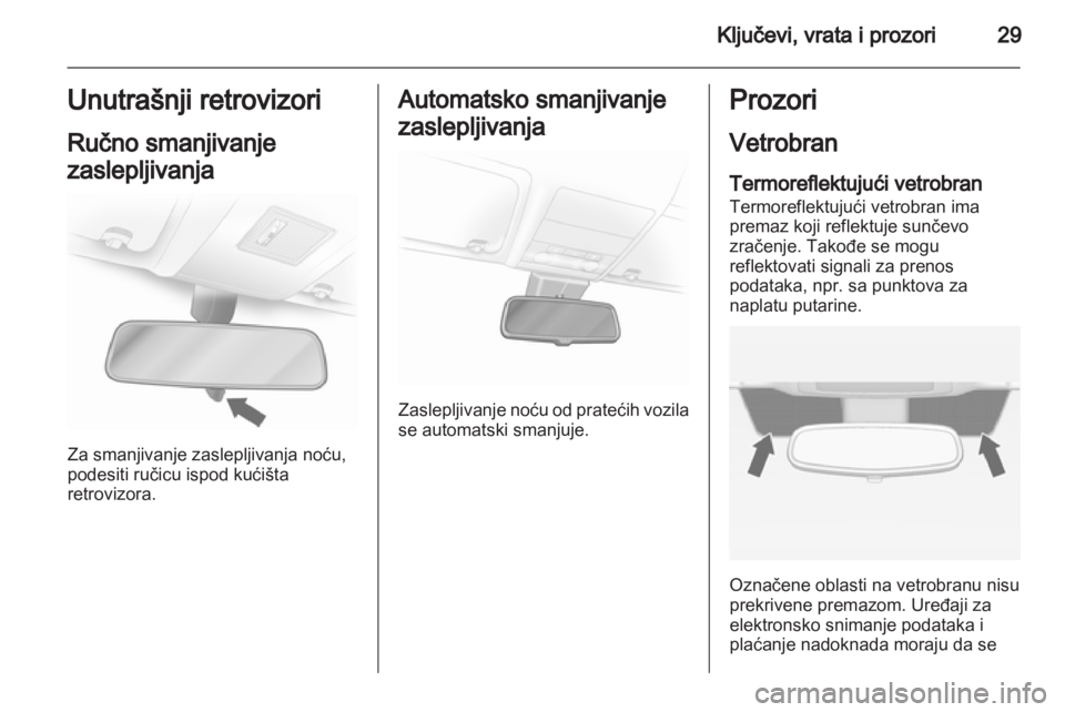 OPEL CORSA 2013.5  Uputstvo za upotrebu (in Serbian) 