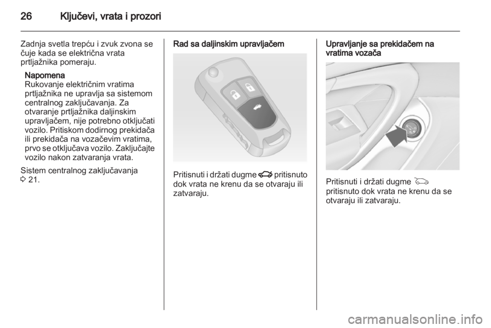 OPEL INSIGNIA 2010.5  Uputstvo za upotrebu (in Serbian) 