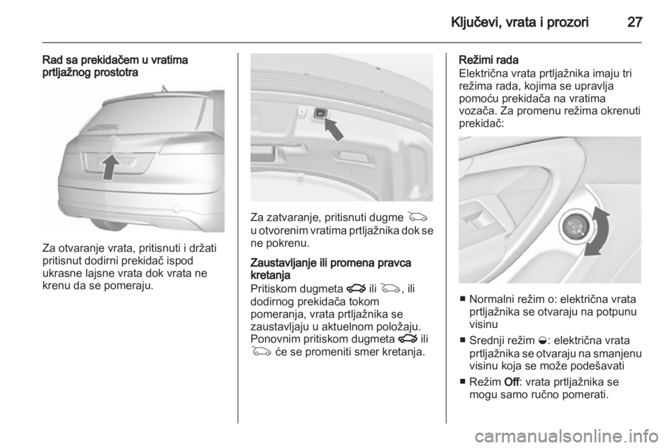 OPEL INSIGNIA 2010.5  Uputstvo za upotrebu (in Serbian) 