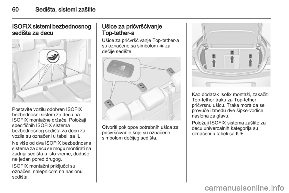 OPEL INSIGNIA 2010.5  Uputstvo za upotrebu (in Serbian) 