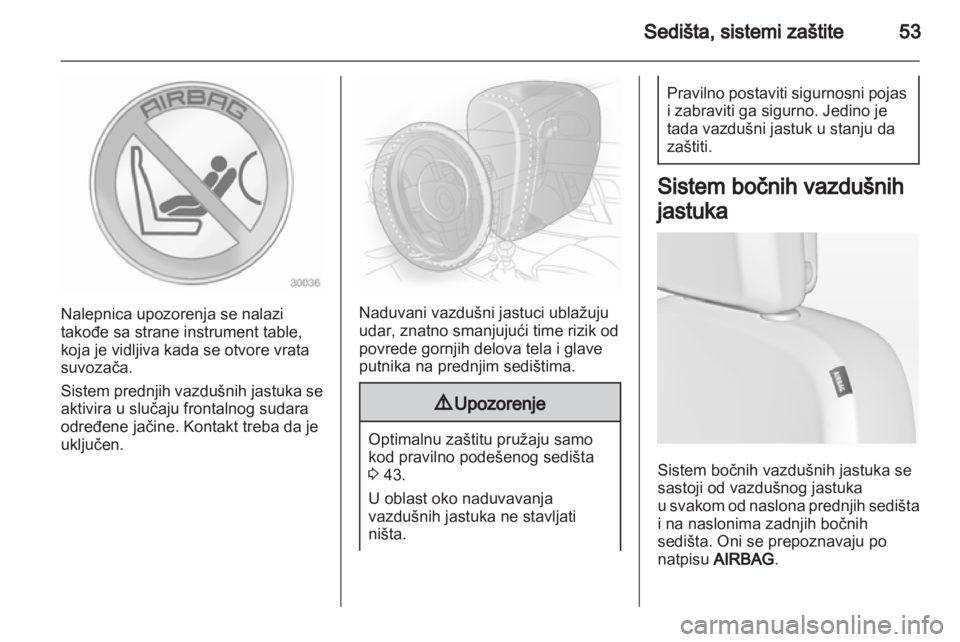 OPEL INSIGNIA 2011.5  Uputstvo za upotrebu (in Serbian) 