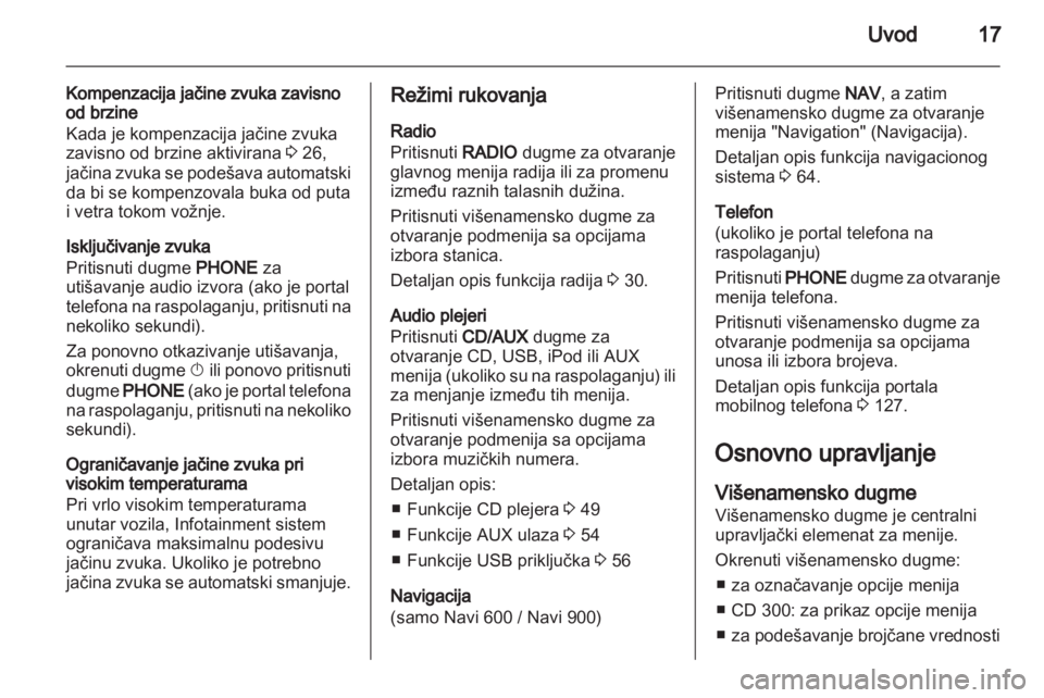 OPEL INSIGNIA 2013  Uputstvo za rukovanje Infotainment sistemom (in Serbian) 