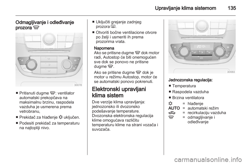 OPEL INSIGNIA 2013  Uputstvo za upotrebu (in Serbian) 